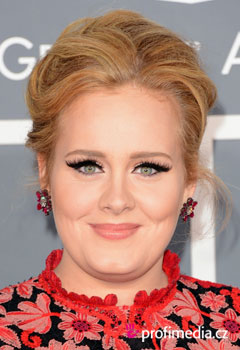 Fryzury gwiazd - Adele