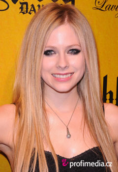 Účesy celebrít - Avril Lavigne