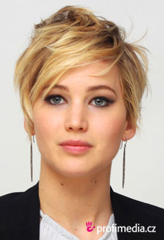 Účesy celebrít - Jennifer Lawrence