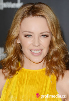 Účesy celebrit - Kylie Minogue