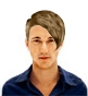 Hairstyle [291] - man hairstyle, short hair straight