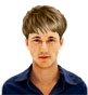 Hairstyle [8640] - man hairstyle, medium hair straight