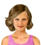 Hairstyle [9267] - everyday woman, medium hair straight