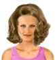 Hairstyle [8153] - everyday woman, medium hair wavy