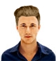 Hairstyle [8797] - man hairstyle, long hair straight