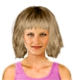 Hairstyle [9315] - everyday woman, medium hair straight