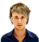 Hairstyle [2564] - man hairstyle, short hair straight